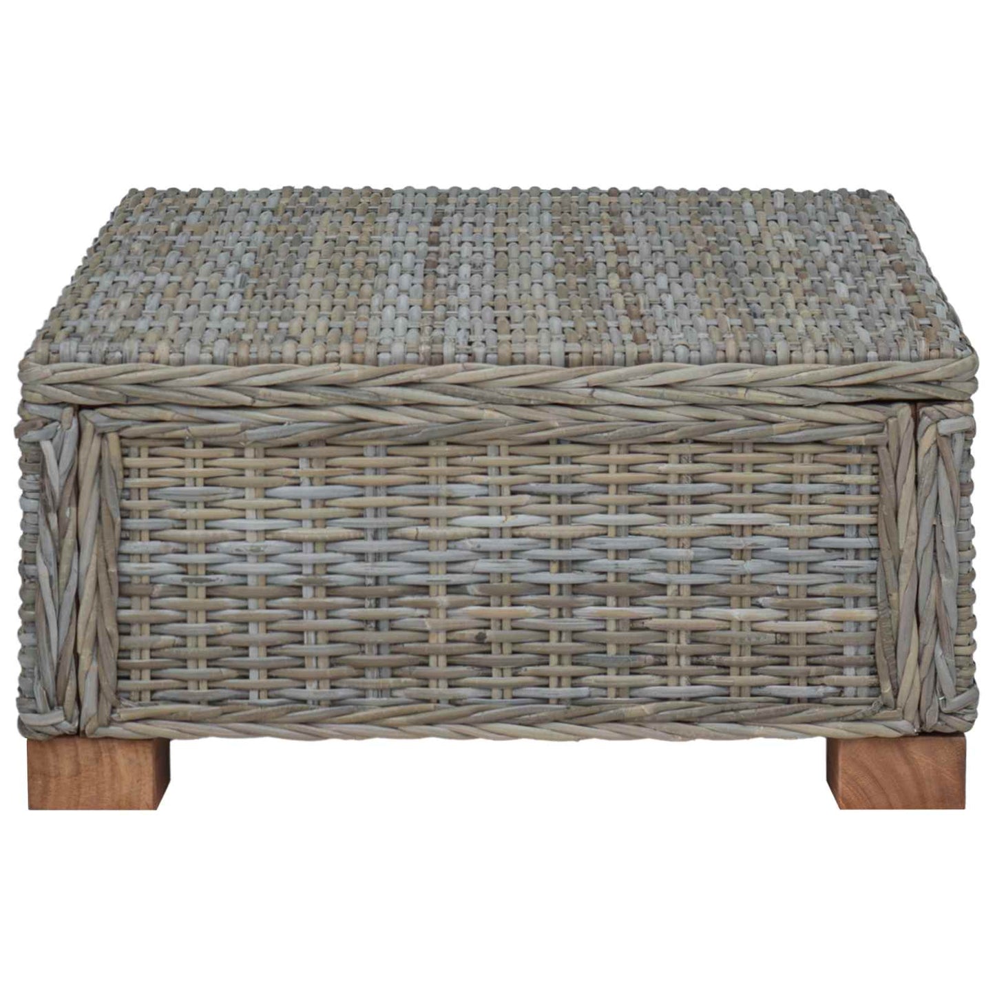 Kaffebord GENDT Naturlig Rattan Kubu Grå 67 x 60 x 30 cm