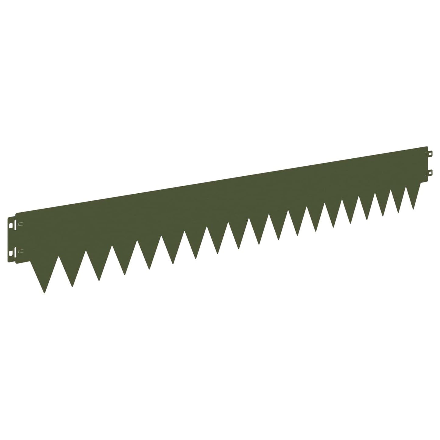 Gjerdekant 20 pcs 103 x 15 cm metall Olivengrønn