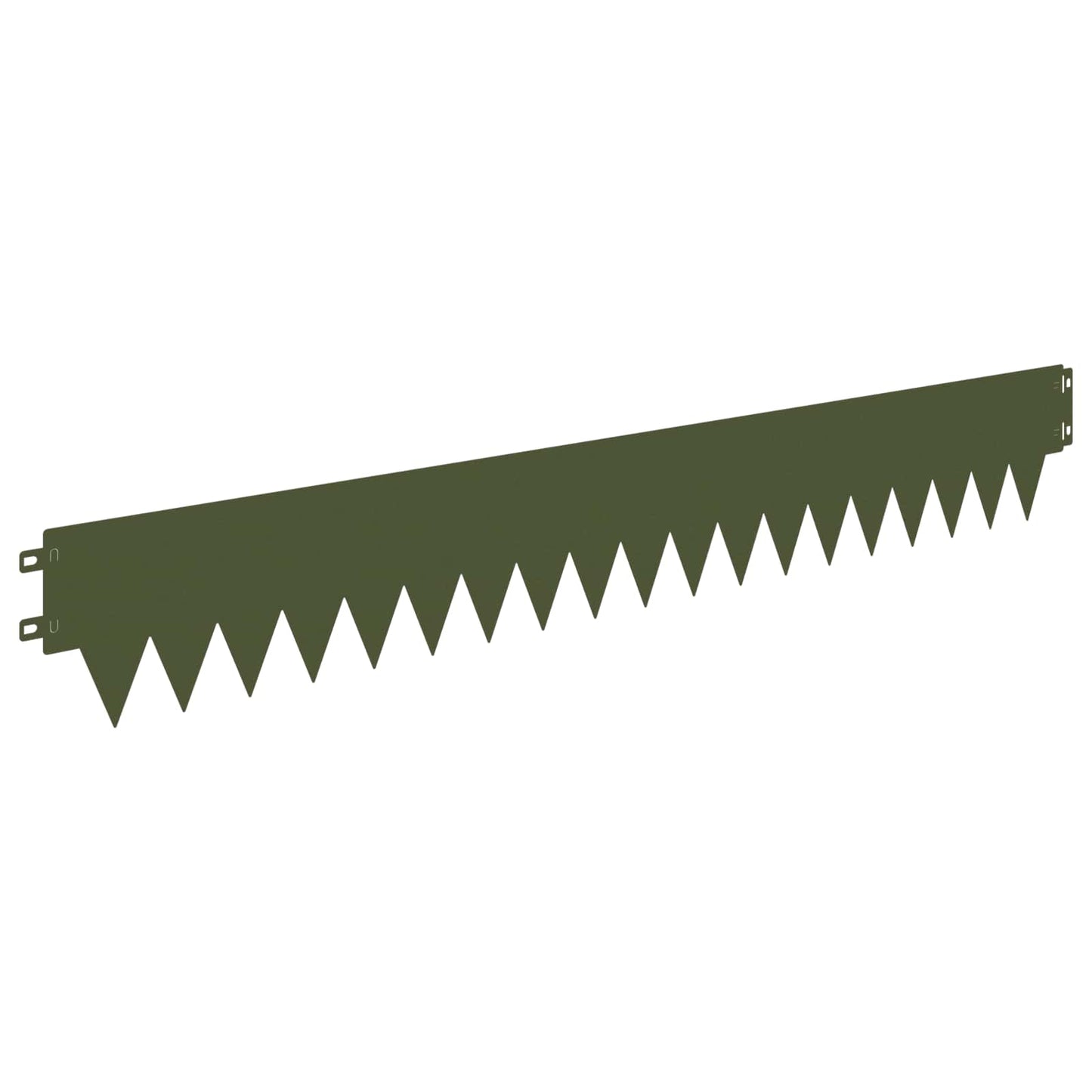 Gjerdekant 20 pcs 103 x 15 cm metall Olivengrønn