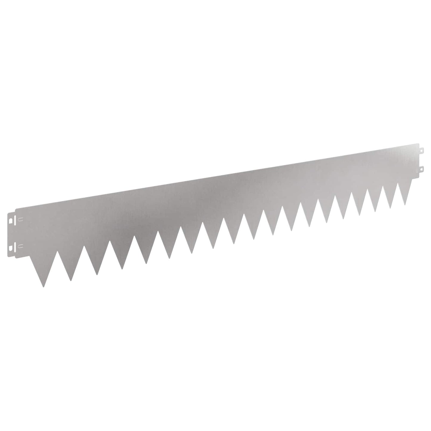 Gjerdekant 20 pcs 103 x 15 cm metall Sølv