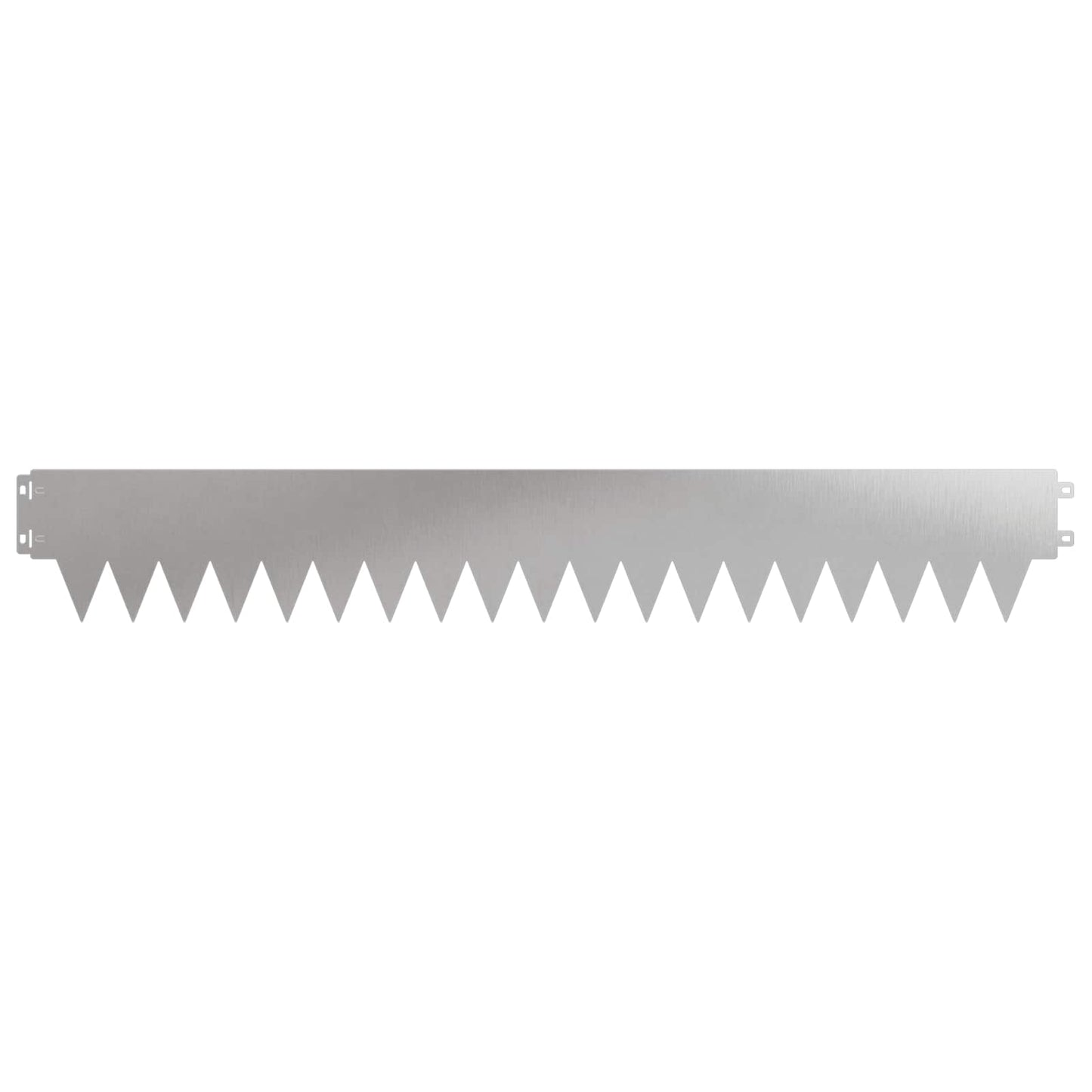 Gjerdekant 20 pcs 103 x 15 cm metall Sølv