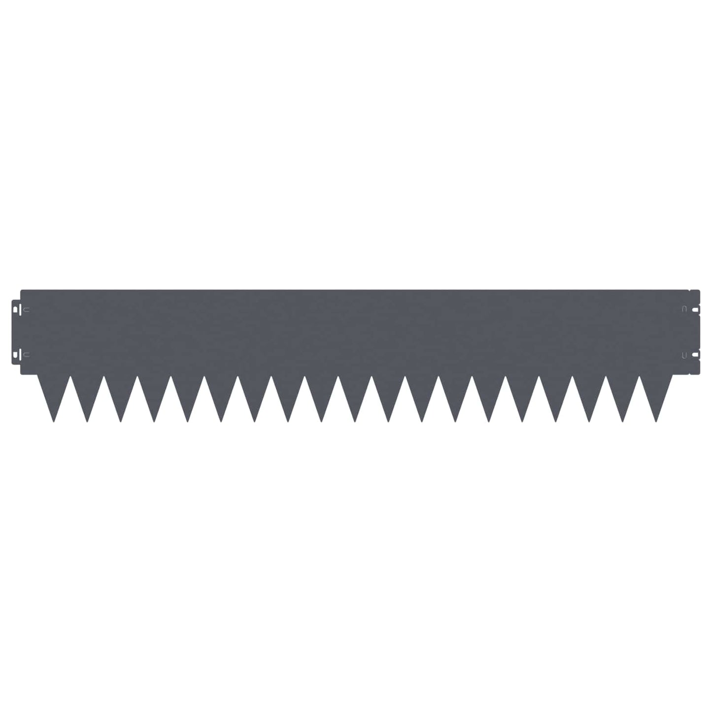 Gjerdekant 10 pcs 103 x 20 cm metall Antrasitt