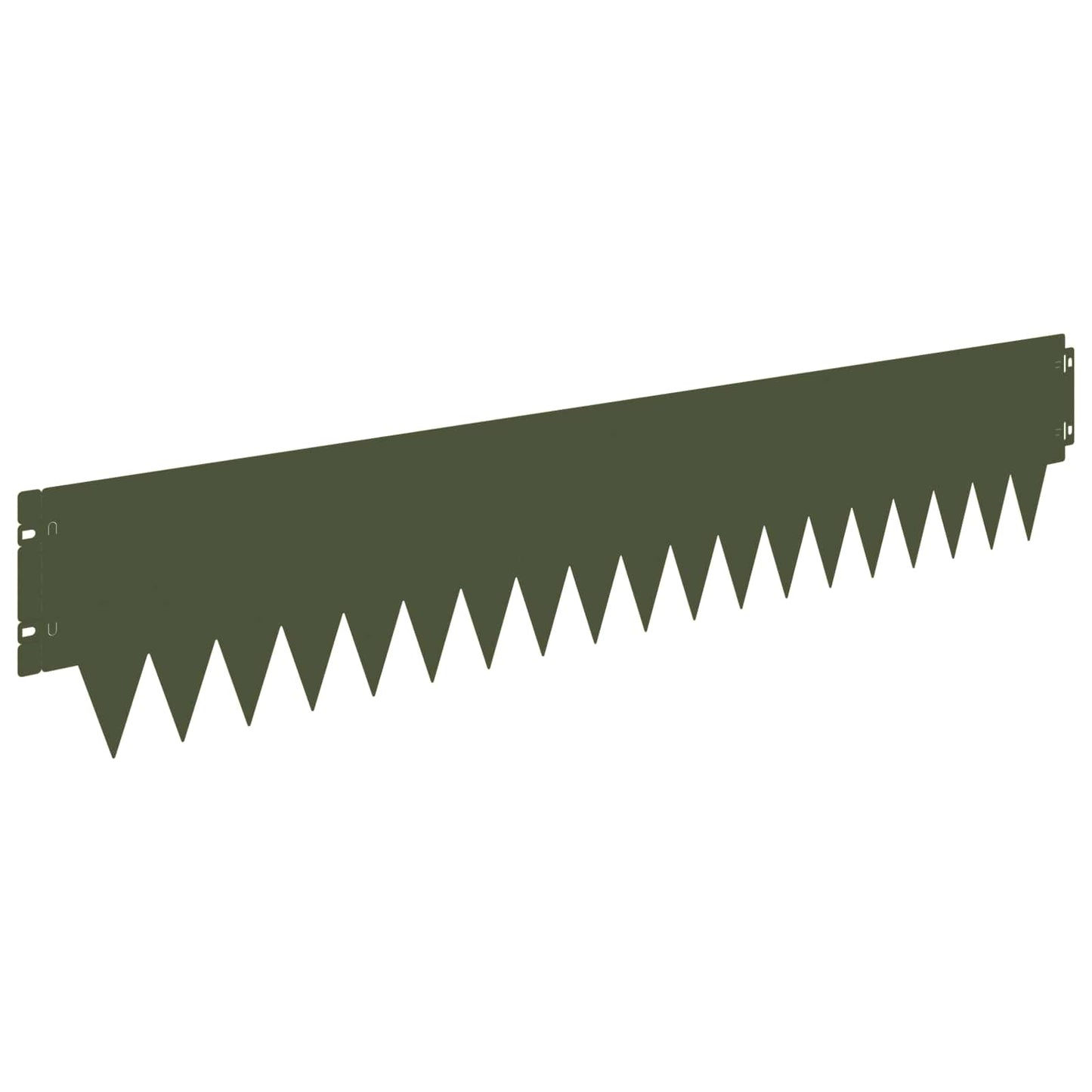 Gjerdekant 10 pcs 103 x 20 cm metall Olivengrønn
