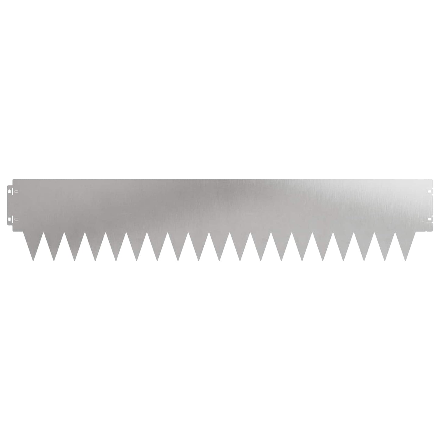 Gjerdekant 30 pcs 103 x 20 cm metall Sølv