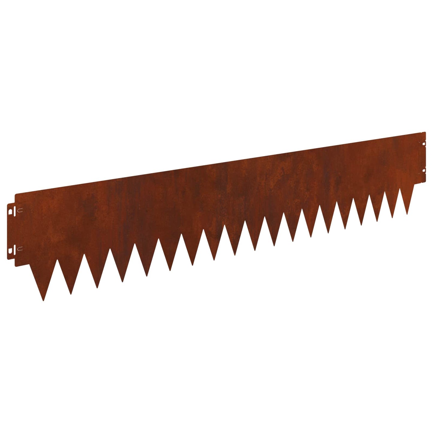 Gjerdekant 30 pcs 103 x 20 cm metall Rusten