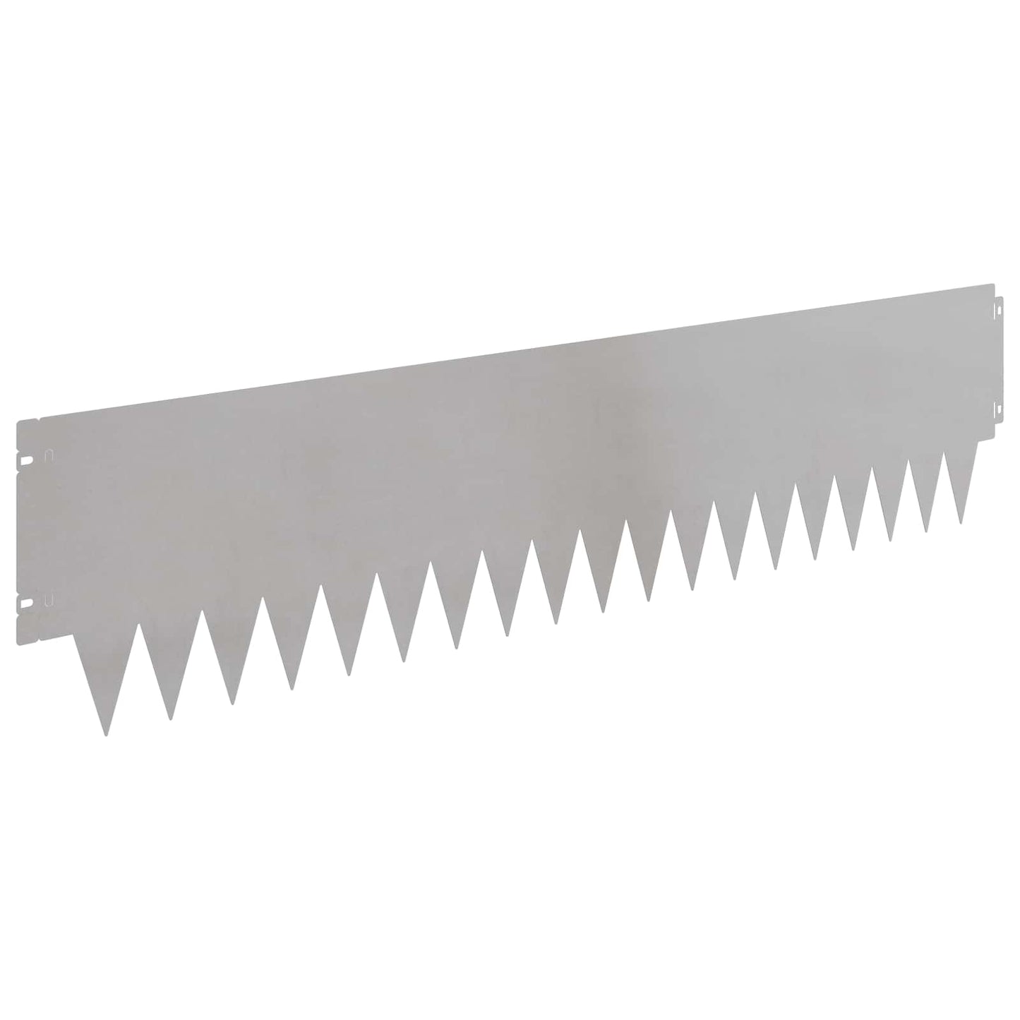 Gjerdekant 30 pcs 103 x 25 cm metall Sølv