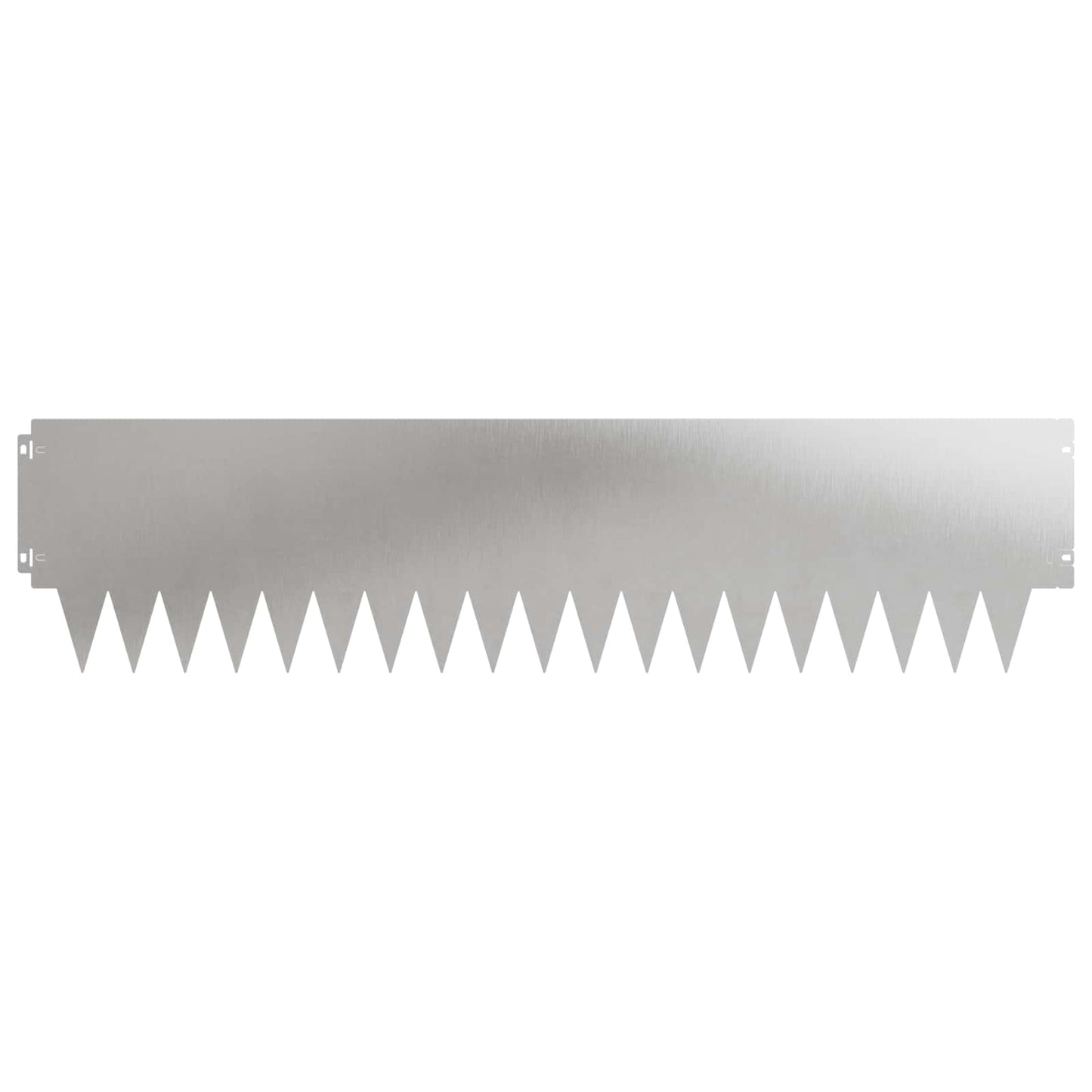 Gjerdekant 30 pcs 103 x 25 cm metall Sølv