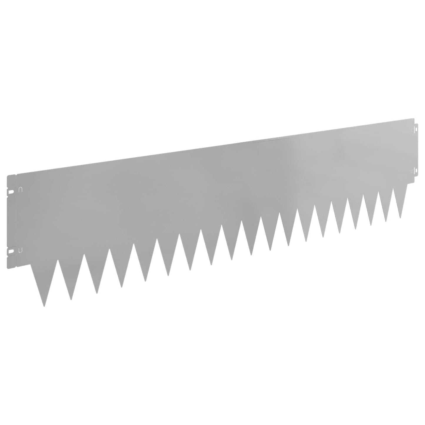 Gjerdekant 30 pcs 103 x 25 cm metall Sølv