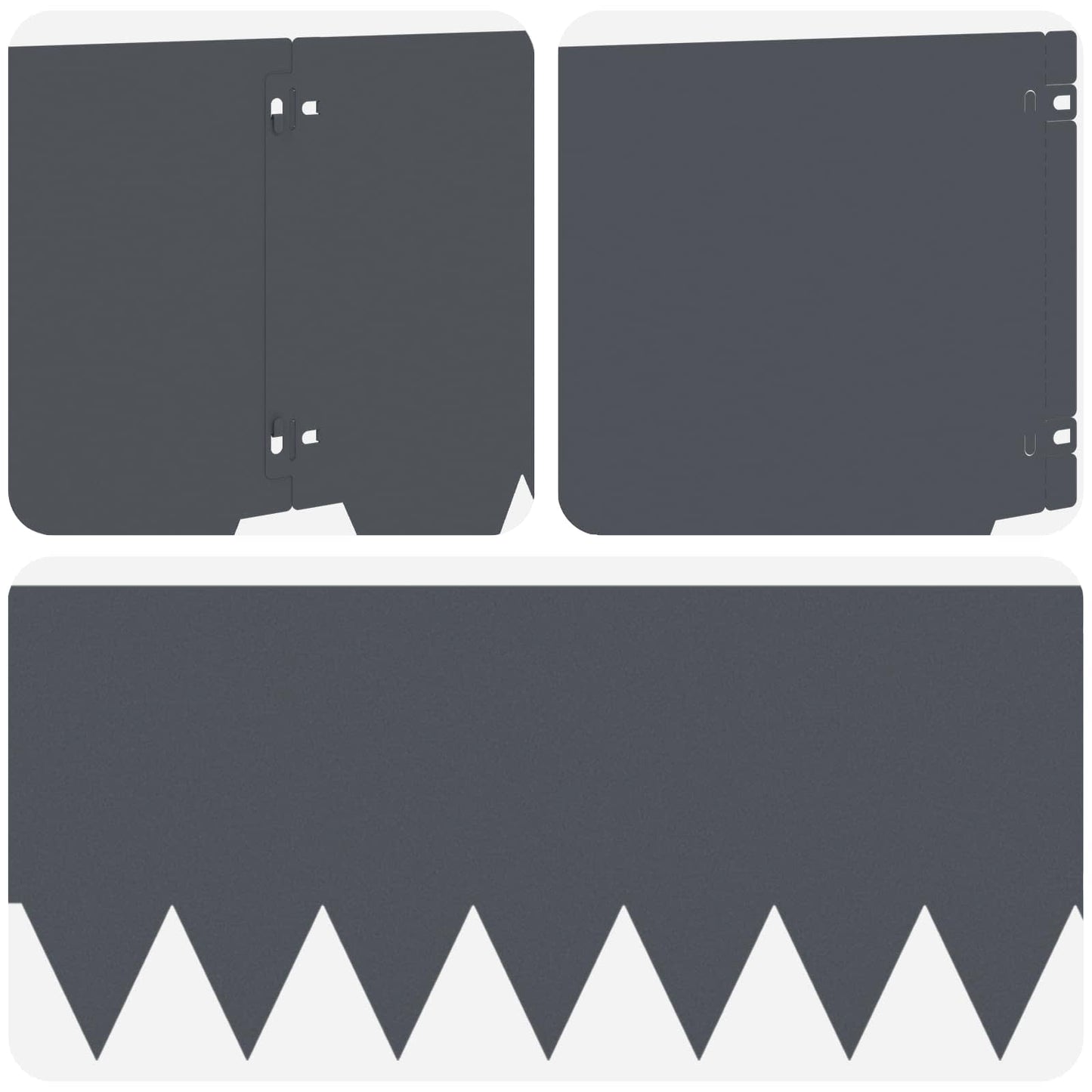 Gjerdekant 10 pcs metall