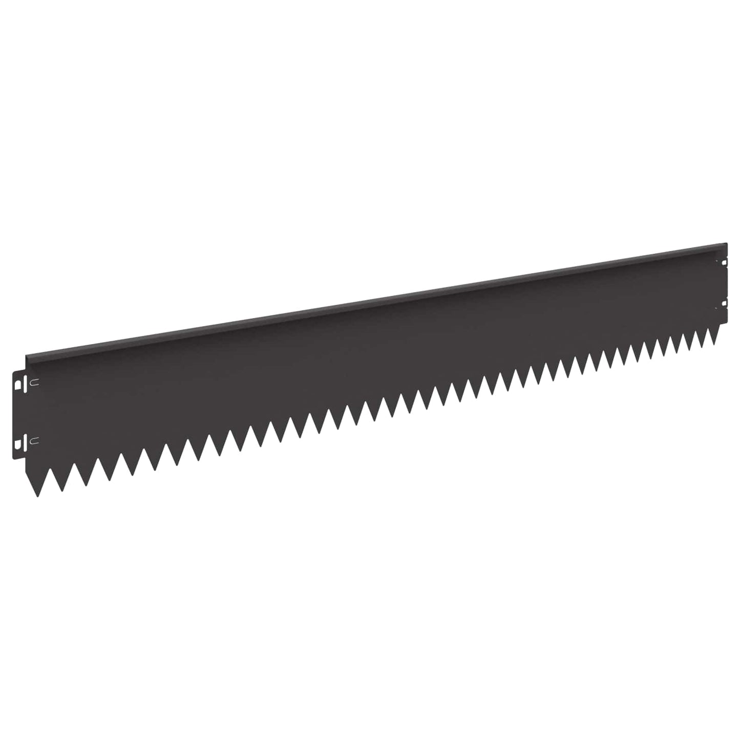 Gjerdekant 10 pcs 103 x 15 cm Stål Svart