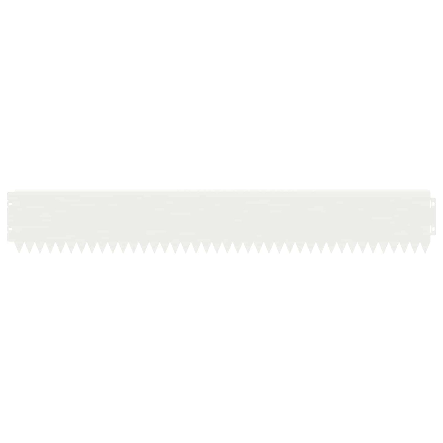 Gjerdekant 10 pcs 103 x 15 cm Stål Hvit