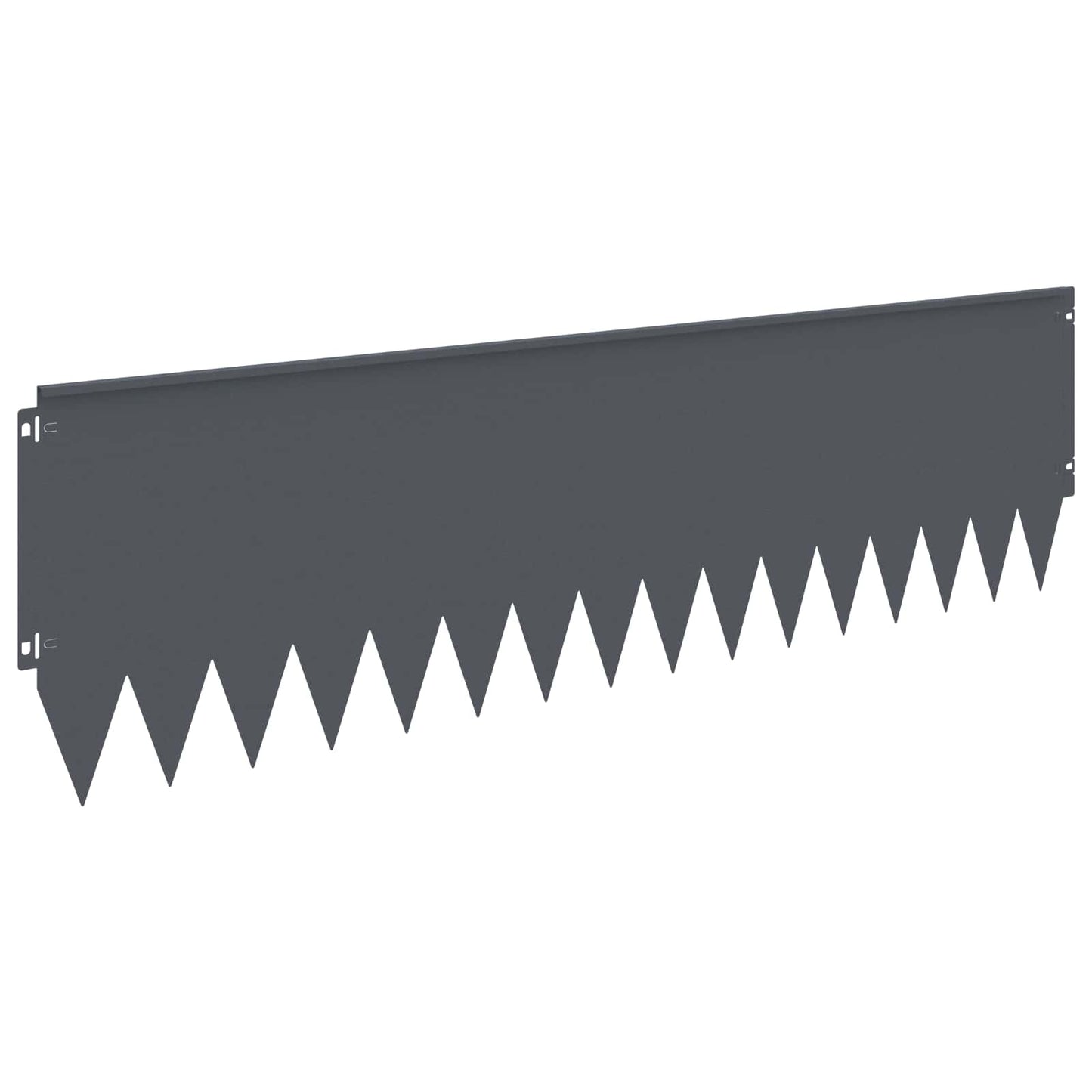 Gjerdekant 10 pcs 103 x 30 cm Stål Antrasitt