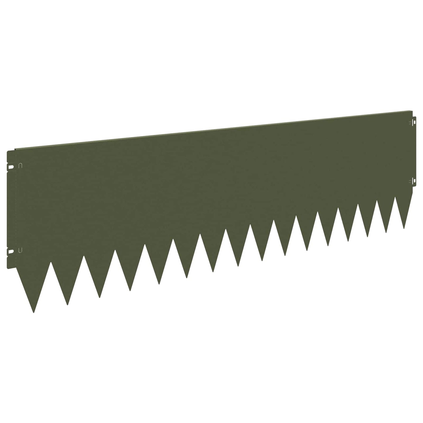 Gjerdekant 10 pcs 103 x 30 cm Stål Olivengrønn