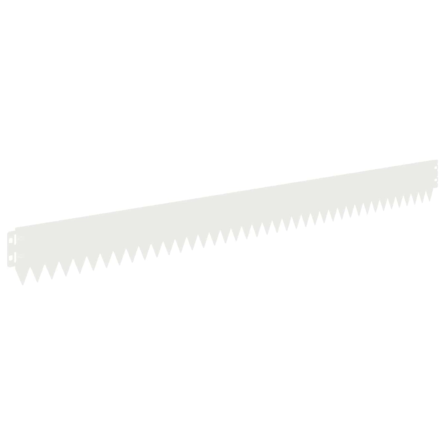 Gjerdekant 10 pcs 103 x 10 cm Stål Hvit