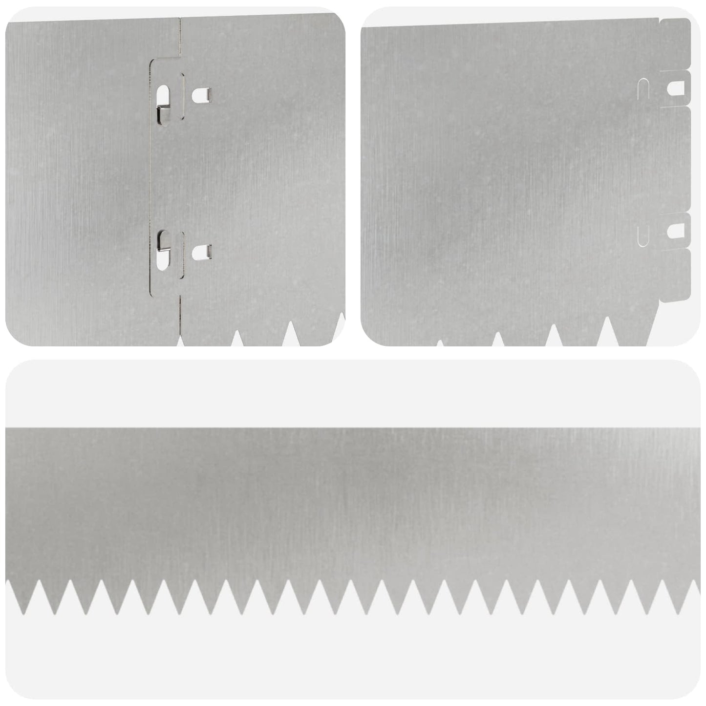 Gjerdekant 20 pcs 103 x 15 cm Stål Sølv