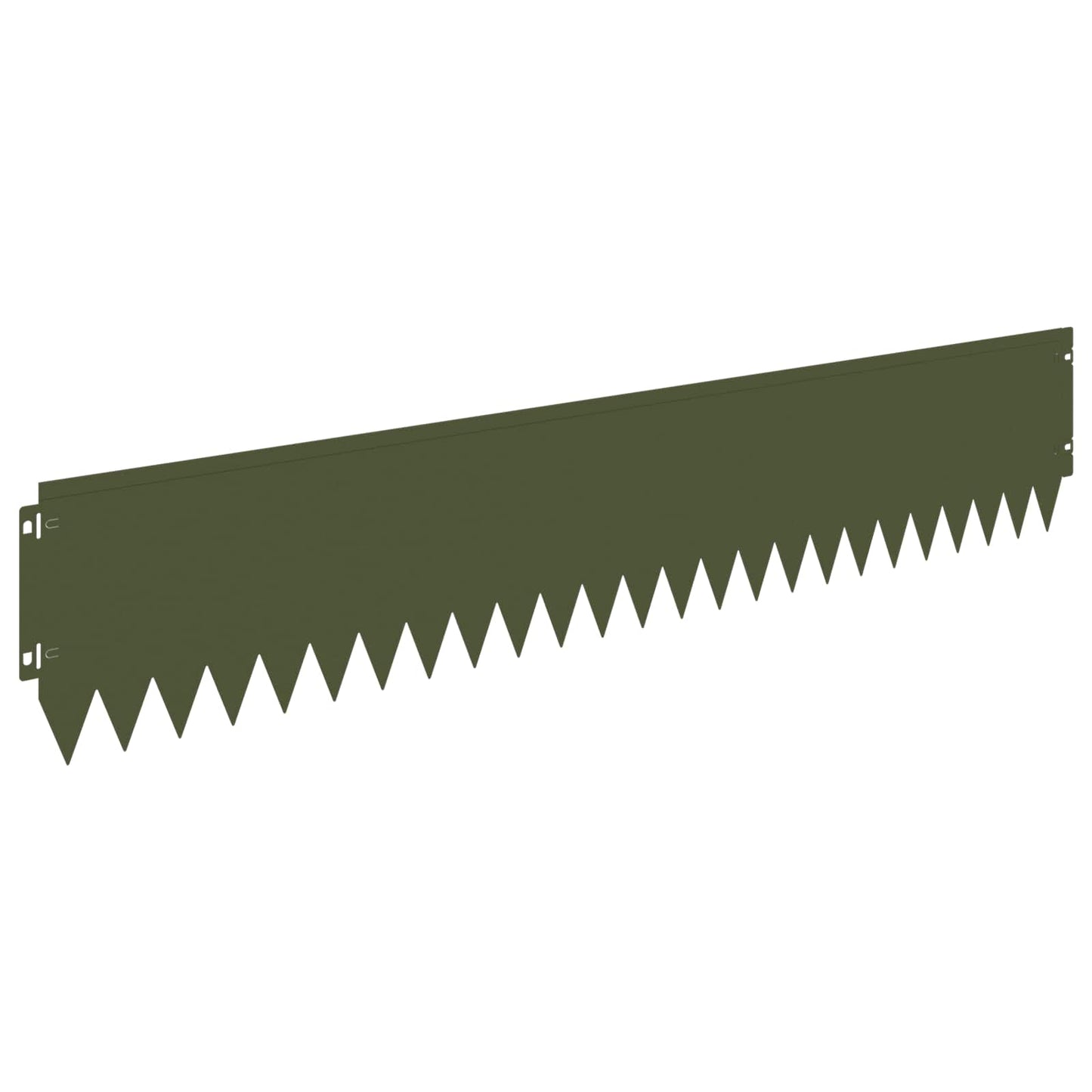 Gjerdekant 10 pcs 103 x 20 cm Stål Olivengrønn
