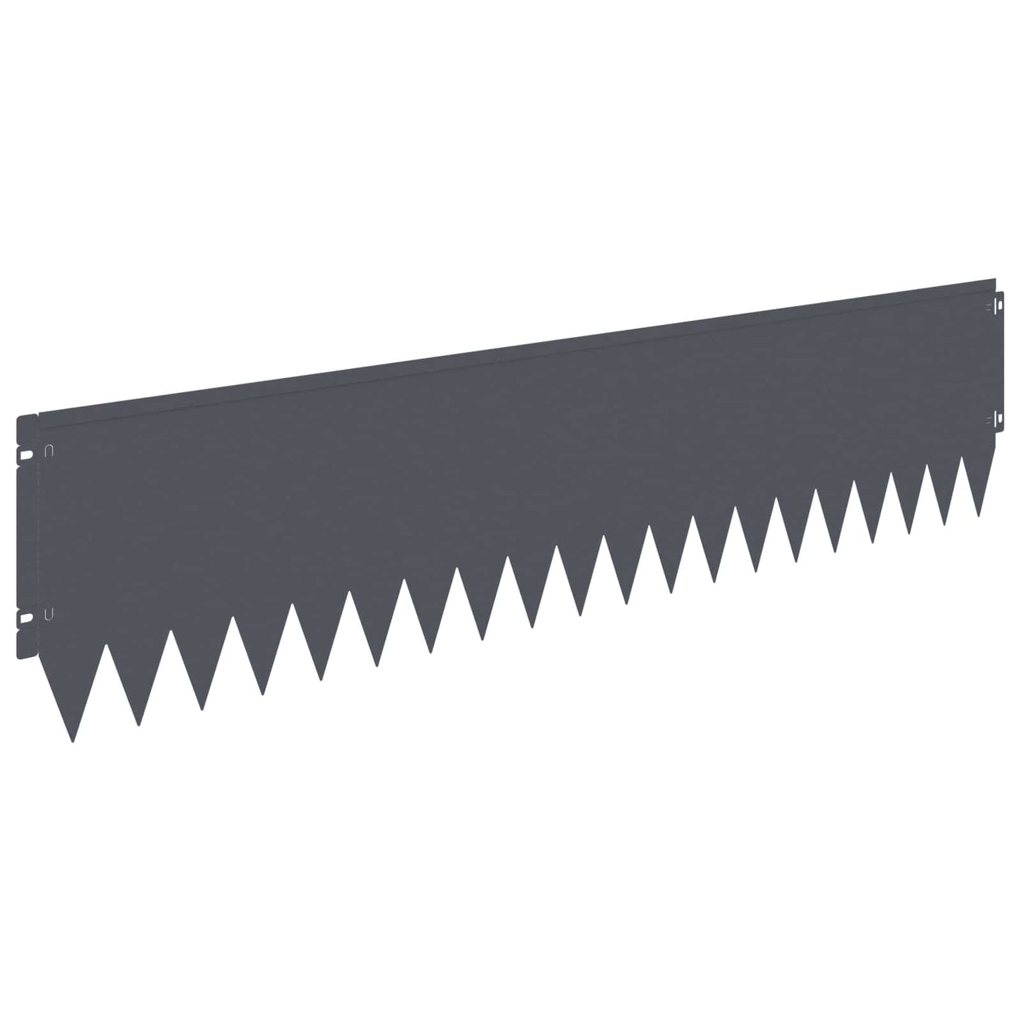 Gjerdekant 20 pcs 103 x 25 cm Stål Antrasitt