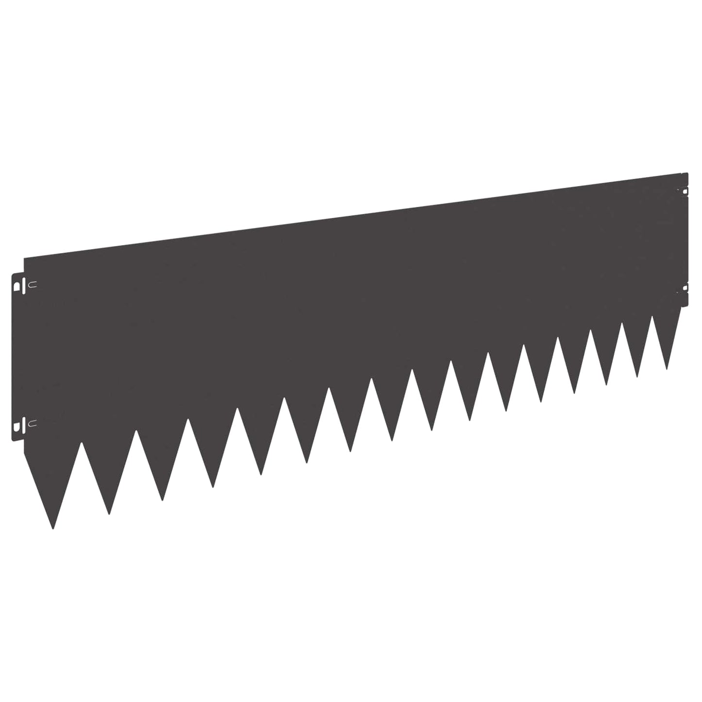 Gjerdekant 20 pcs 103 x 30 cm Stål Svart