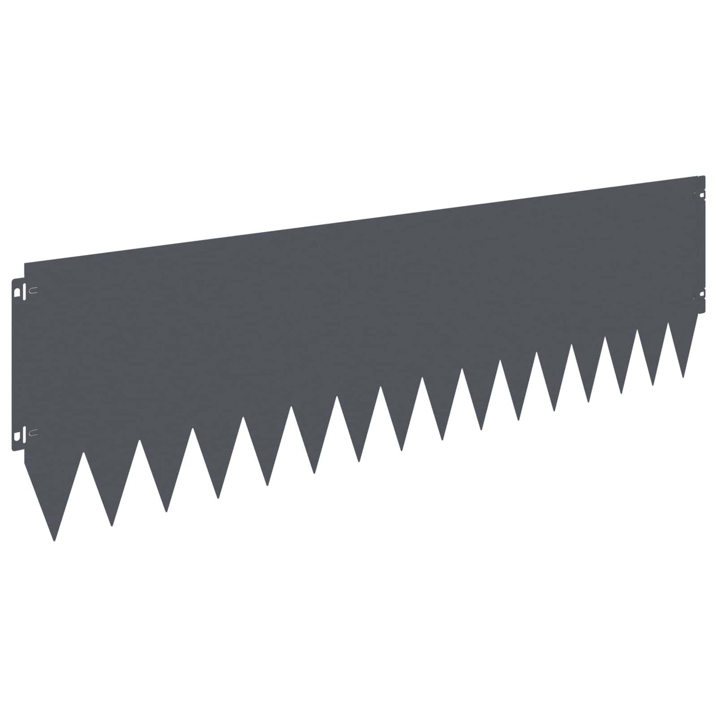 Gjerdekant 10 pcs 103 x 30 cm Stål Antrasitt