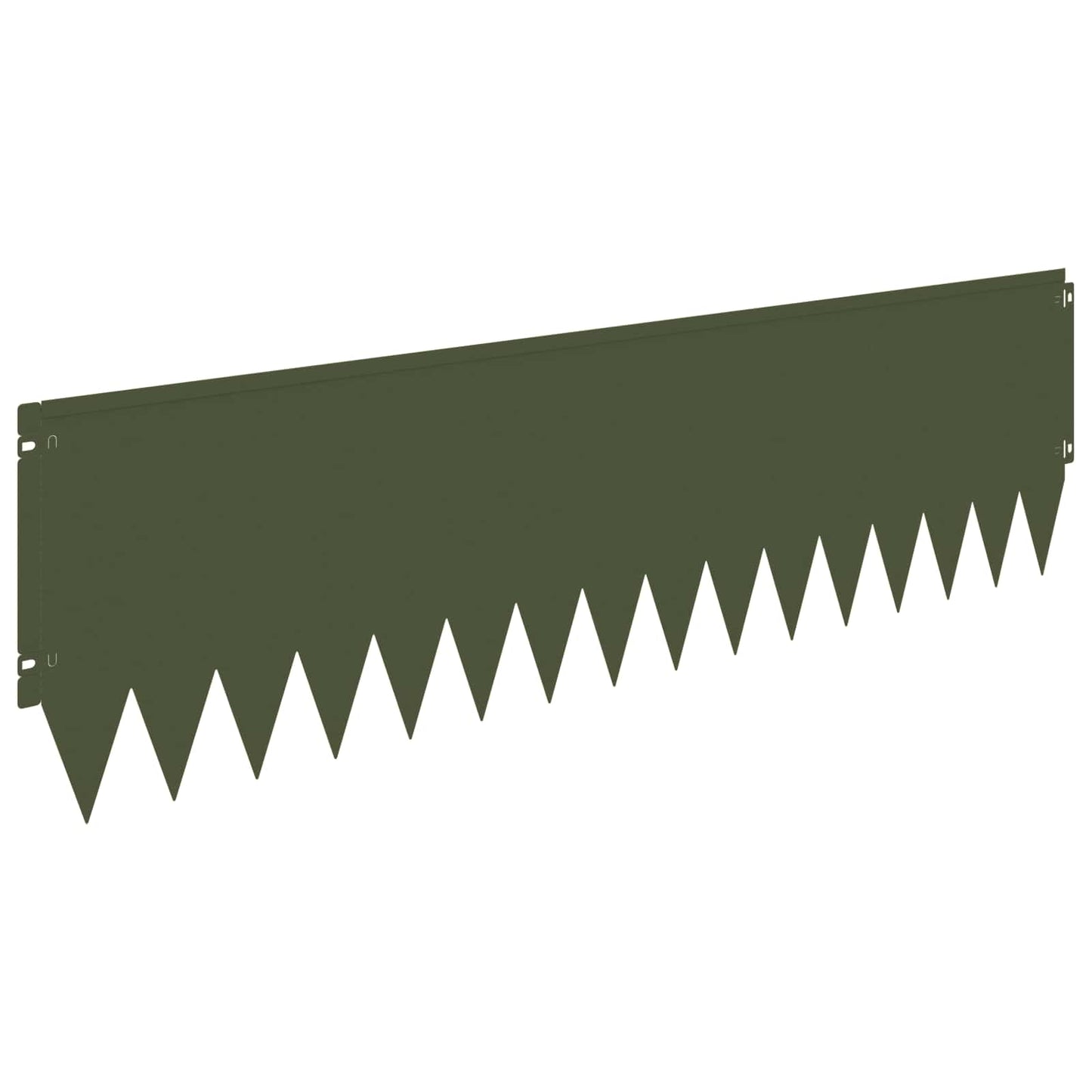Gjerdekant 10 pcs 103 x 30 cm Stål Olivengrønn