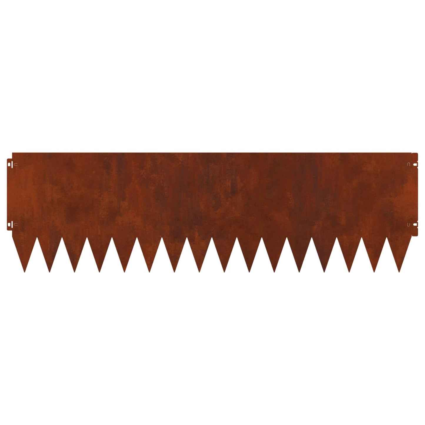 Gjerdekant 20 pcs 103 x 30 cm Stål Rusten