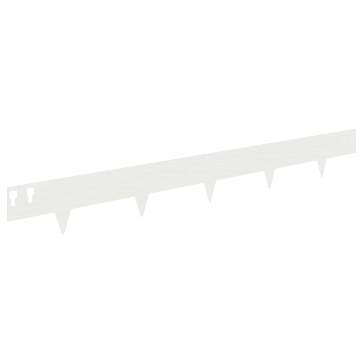 Gjerdekant 50 pcs 100 x 12 cm Stål Hvit
