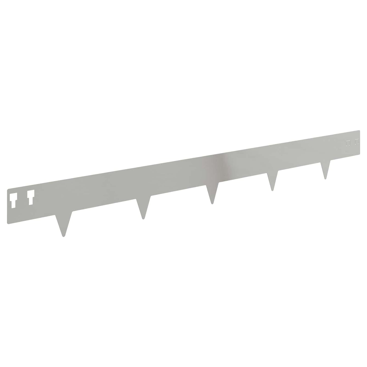 Gjerdekant 20 pcs 100 x 12 cm Stål Sølv