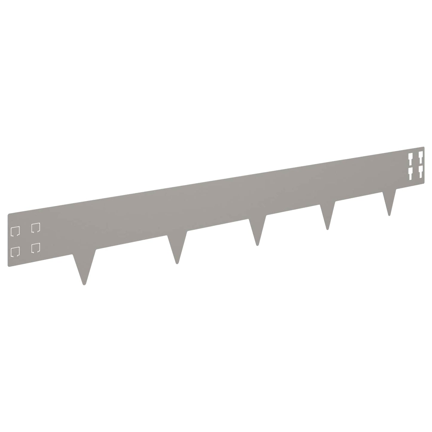 Gjerdekant 10 pcs 100 x 15 cm Stål Rusten