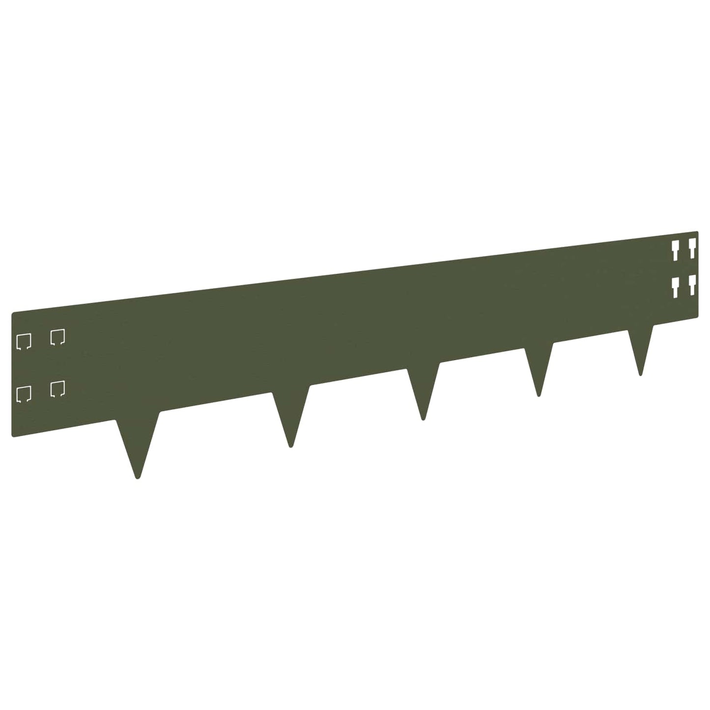 Gjerdekant 50 pcs 100 x 20 cm Stål Olivengrønn