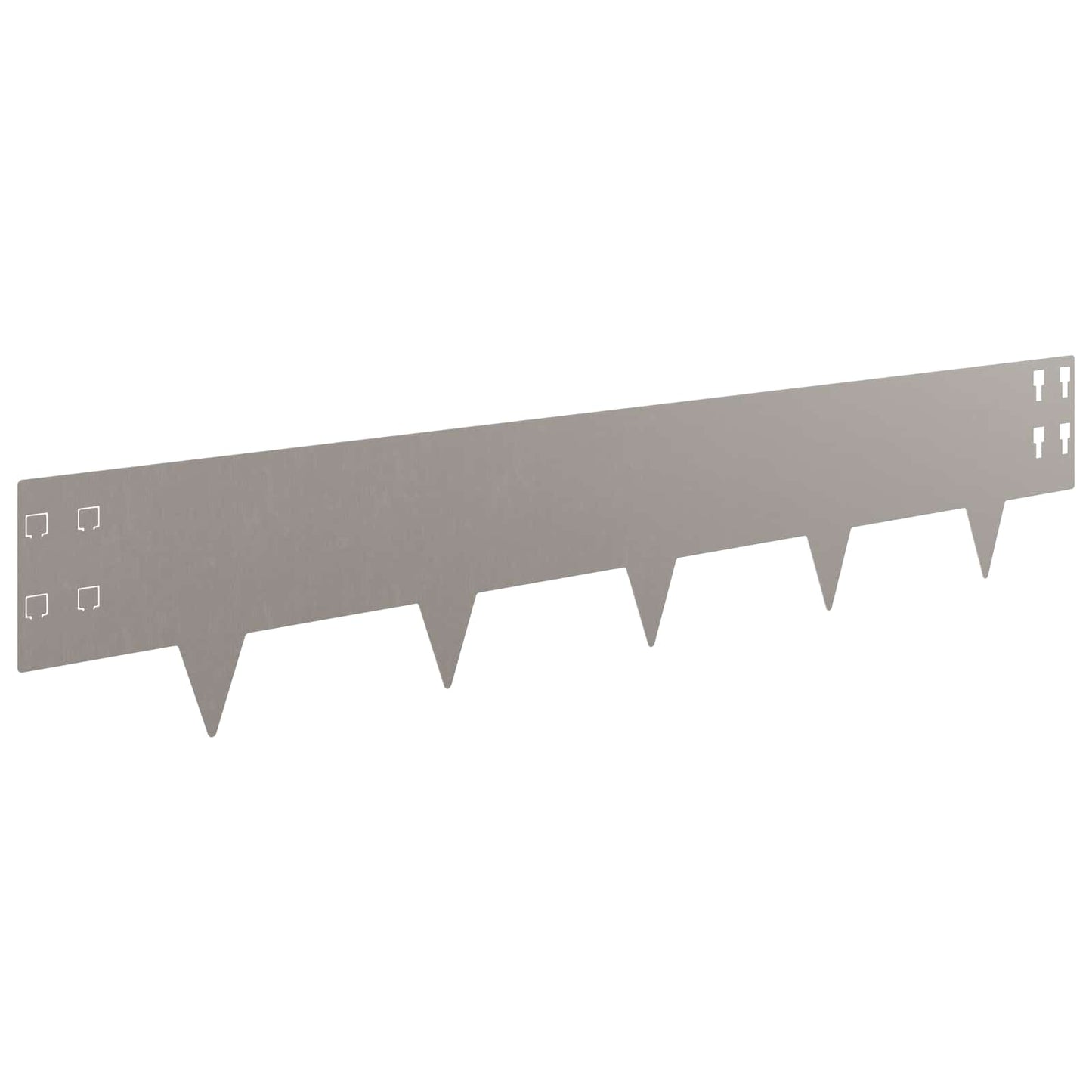 Gjerdekant 10 pcs 100 x 20 cm Stål Rusten