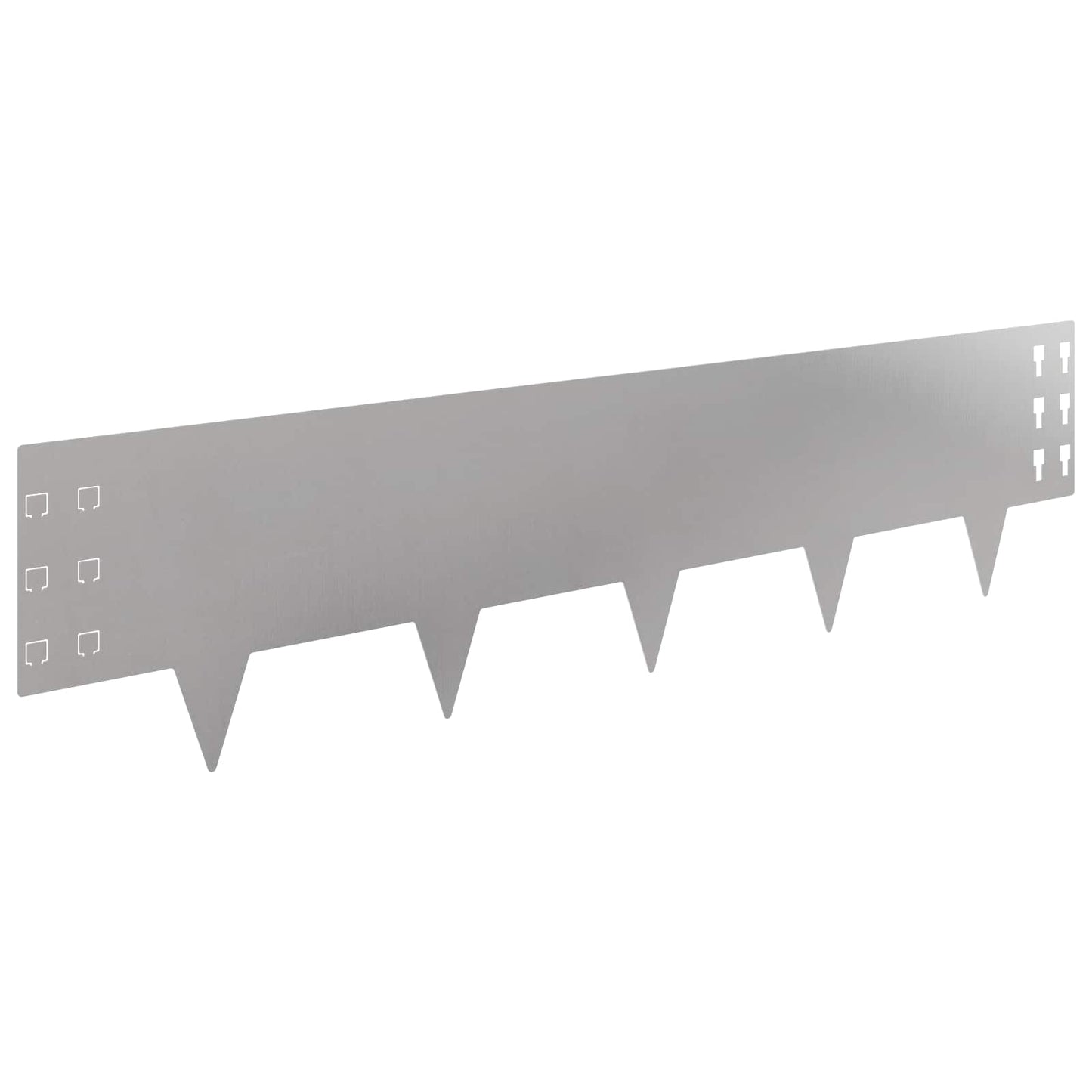 Gjerdekant 30 pcs 100 x 25 cm Stål Sølv