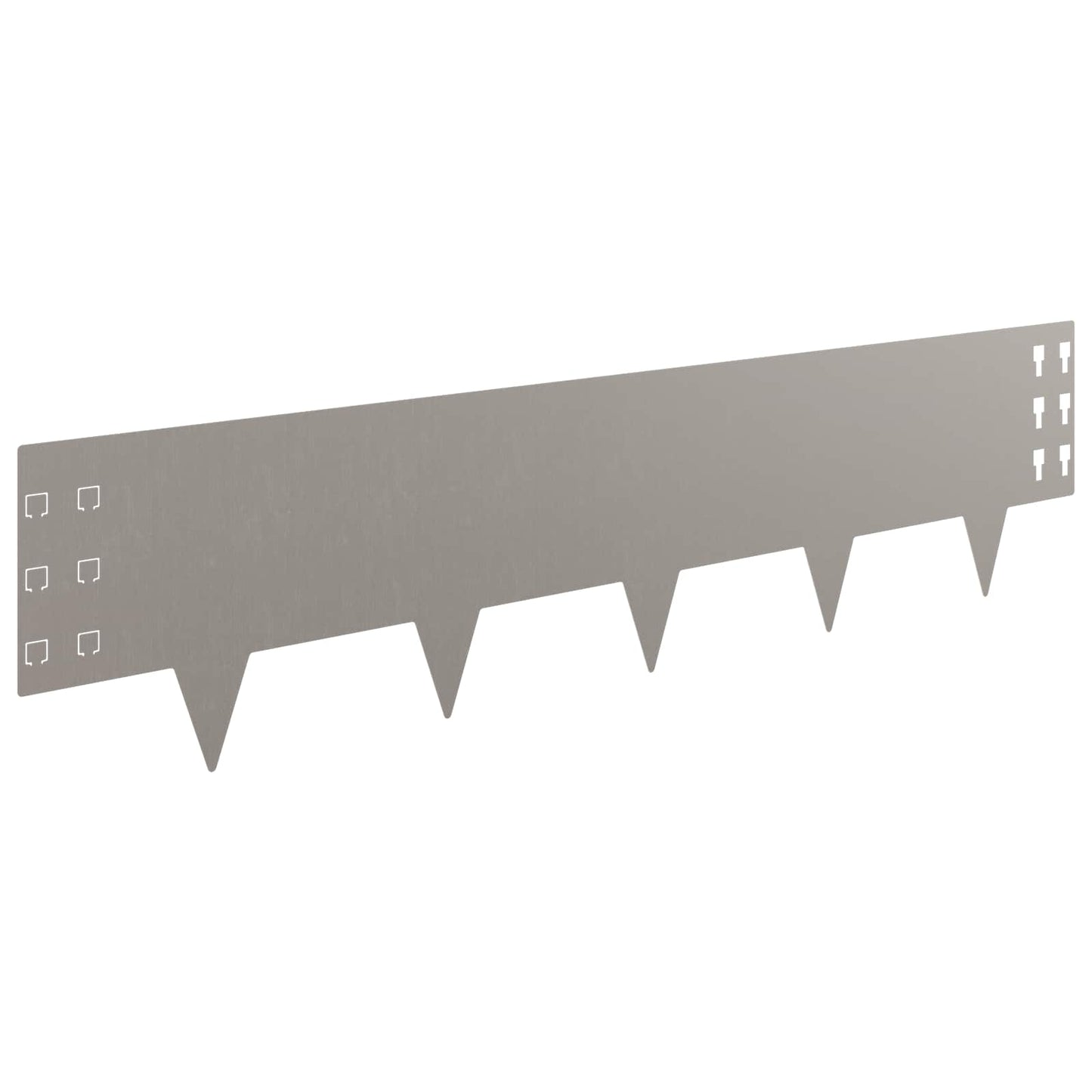 Gjerdekant 10 pcs 100 x 25 cm Stål Rusten
