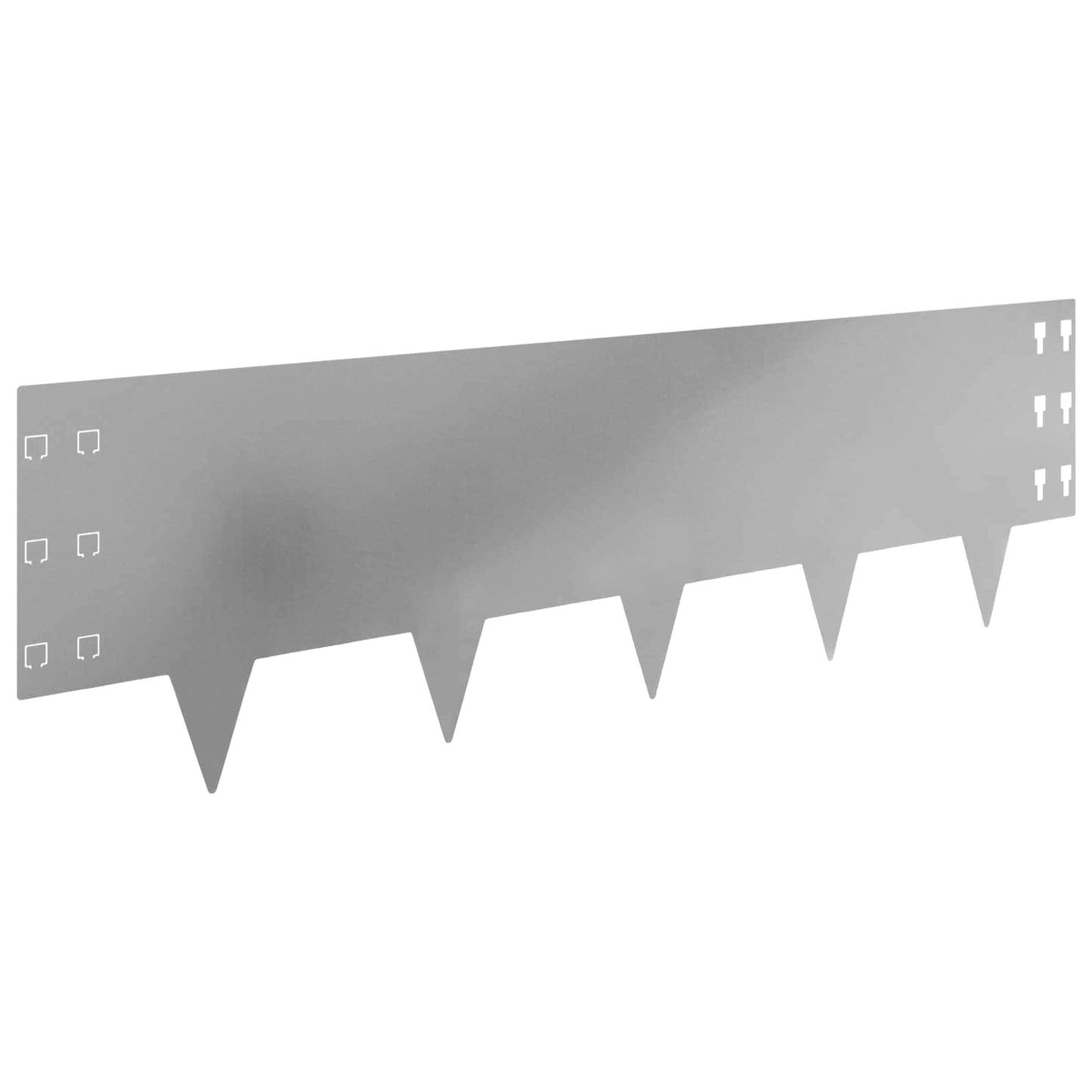 Gjerdekant 30 pcs 100 x 30 cm Stål Sølv