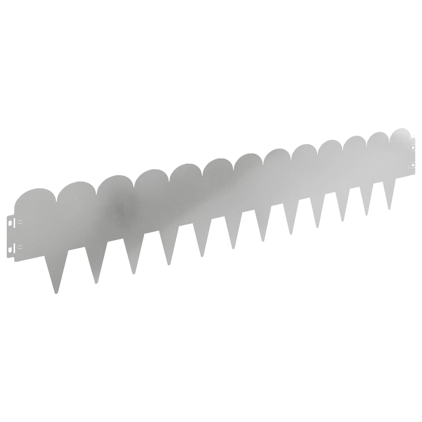 Gjerdekant 10 pcs 103 x 20 cm Stål Sølv