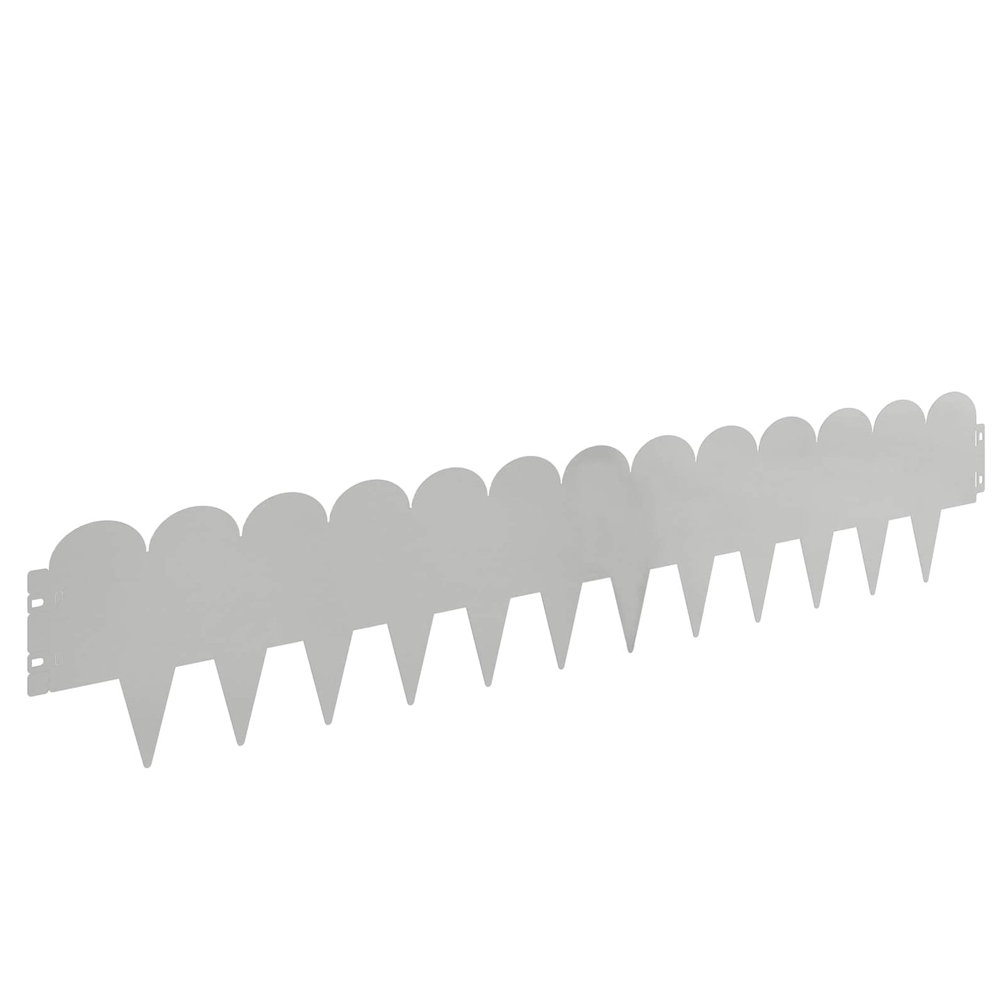 Gjerdekant 30 pcs 103 x 20 cm Stål Sølv