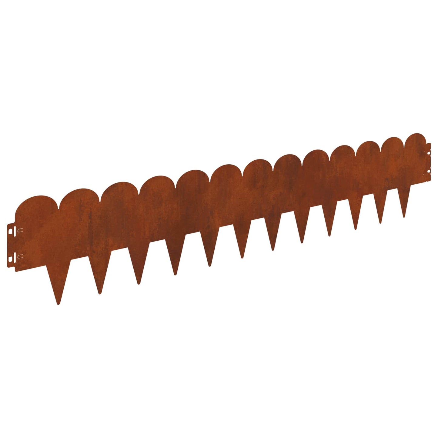 Gjerdekant 20 pcs 103 x 20 cm Stål Rusten