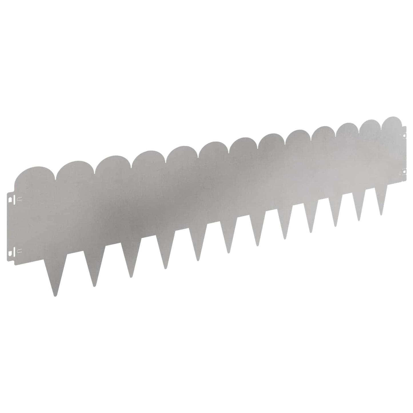 Gjerdekant 10 pcs 103 x 25 cm Stål Sølv