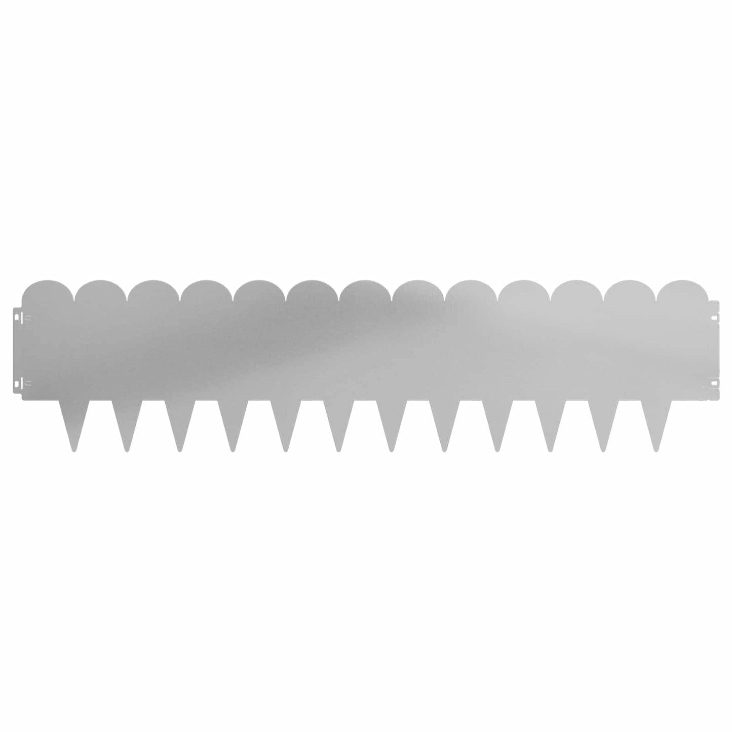 Gjerdekant 10 pcs 103 x 25 cm Stål Sølv