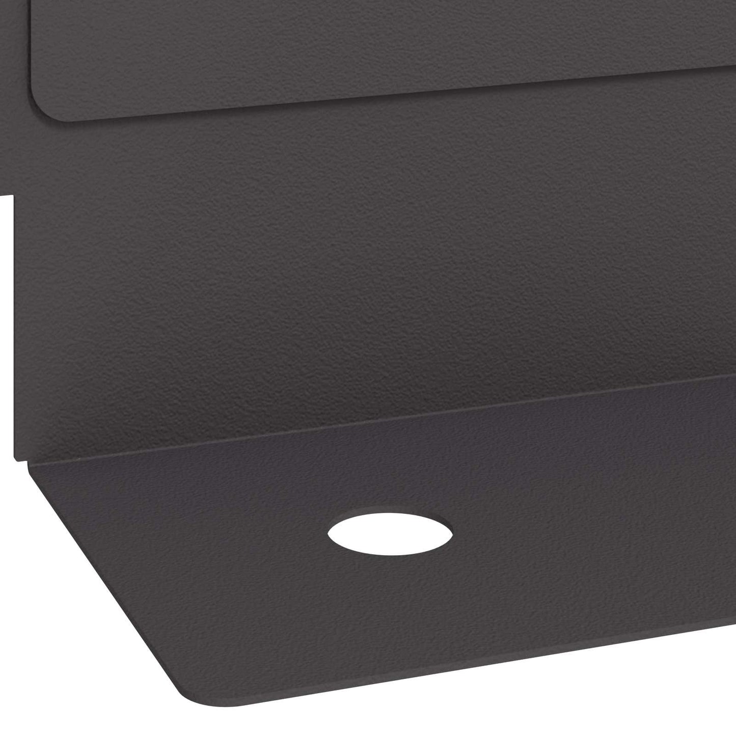 Gjerdekant 10 pcs 102 x 4 x 4 cm Stål Svart