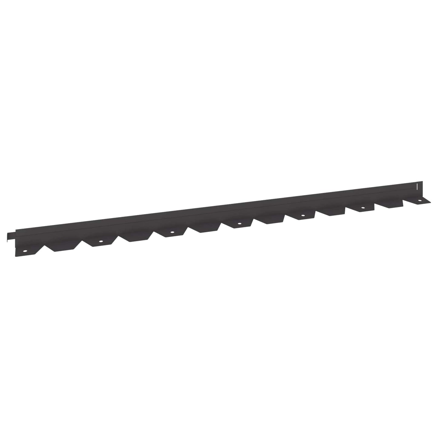 Gjerdekant 10 pcs 102 x 4 x 4 cm Stål Svart