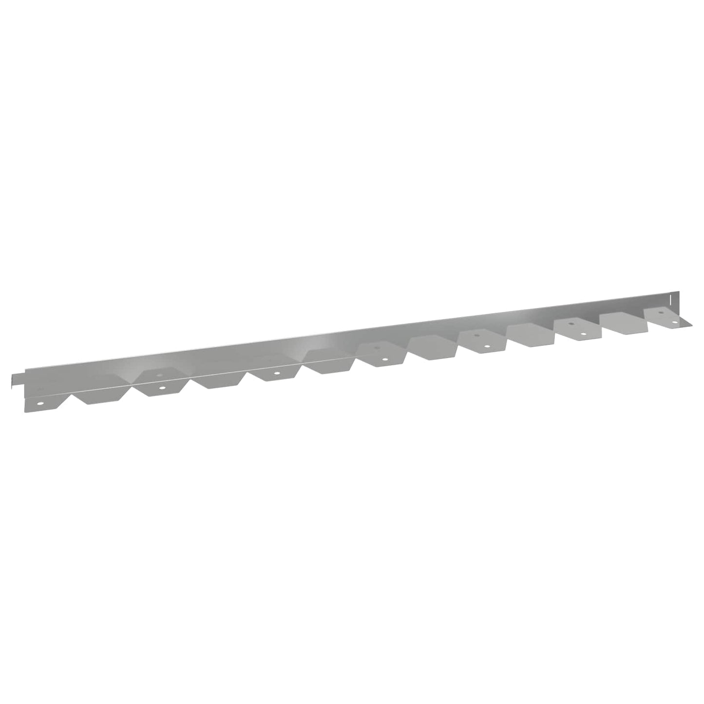 Gjerdekant 50 pcs 102 x 4 x 4 cm Stål Sølv