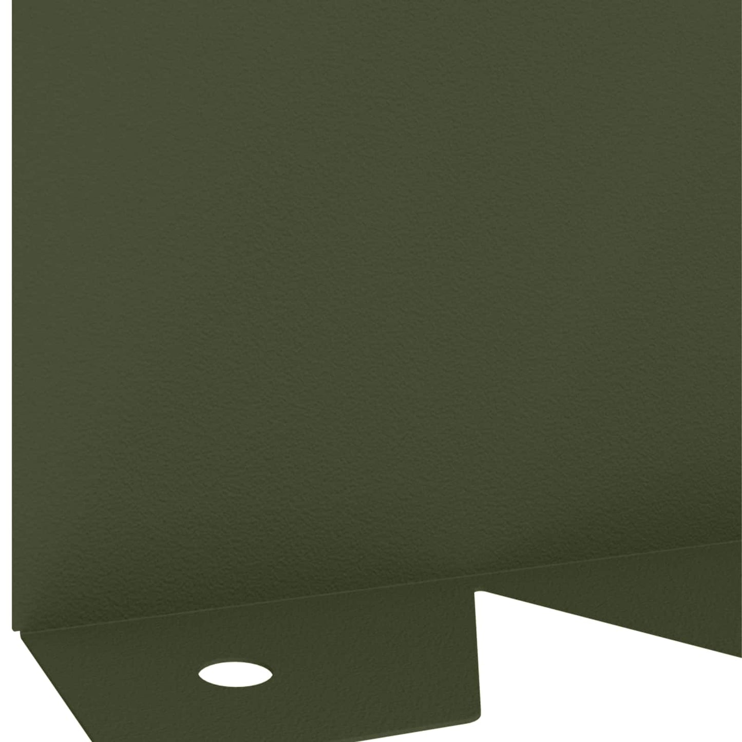Gjerdekant 30 stk. 102 x 10 x 4 cm Stål Olivengrønn