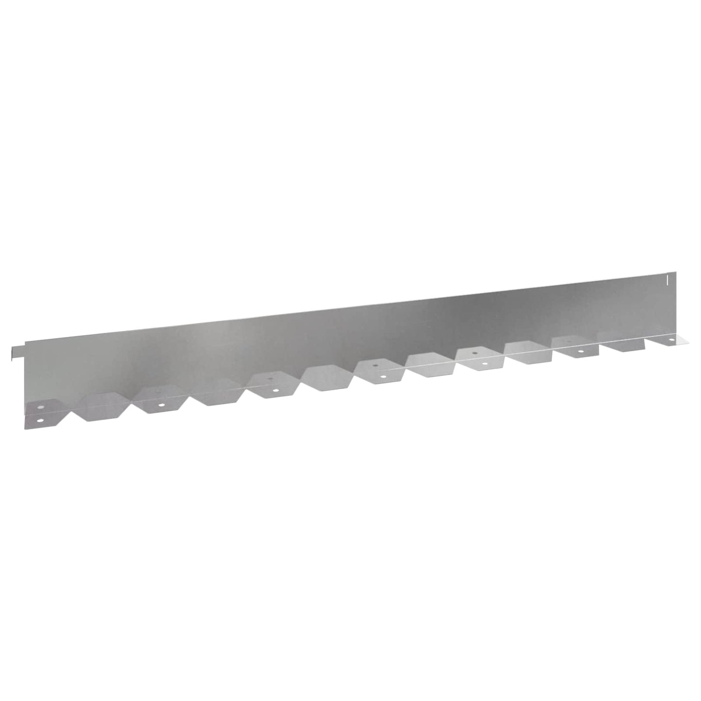 Gjerdekant 10 pcs 102 x 10 x 4 cm Stål Sølv