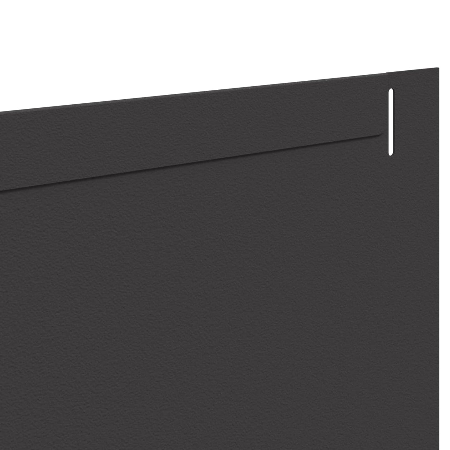 Gjerdekant 10 pcs 102 x 15 x 4 cm Stål Svart