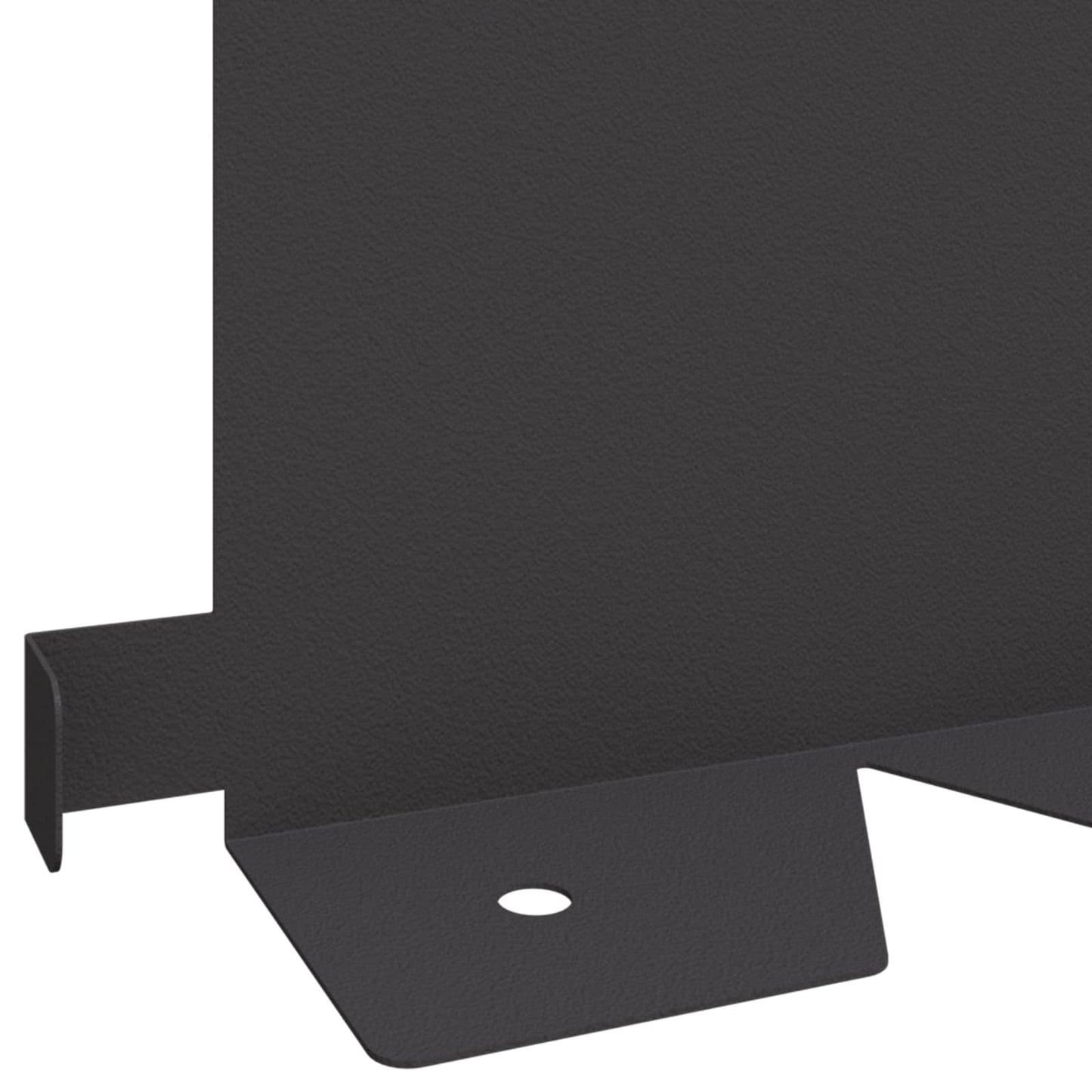 Gjerdekant 20 pcs 102 x 15 x 4 cm Stål Svart