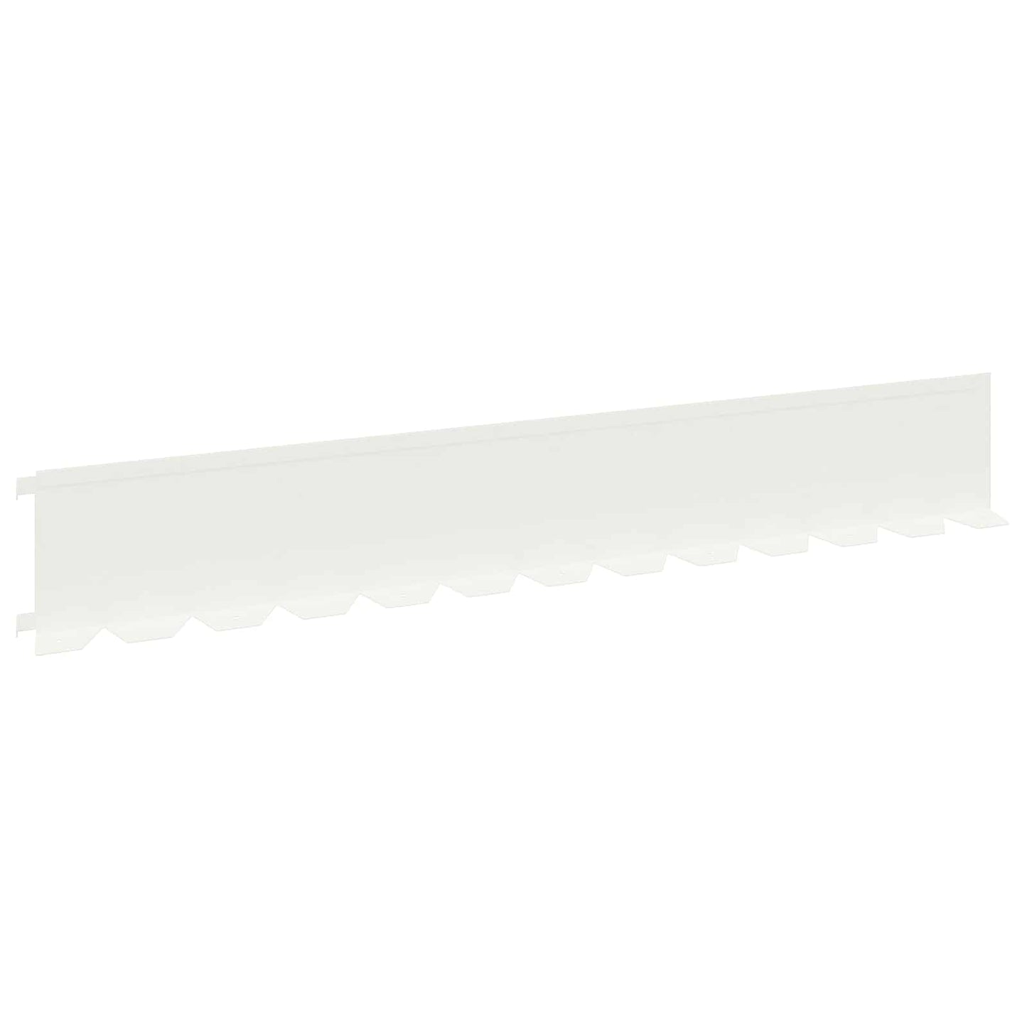 Gjerdekant 30 pcs 102 x 15 x 4 cm Stål Hvit