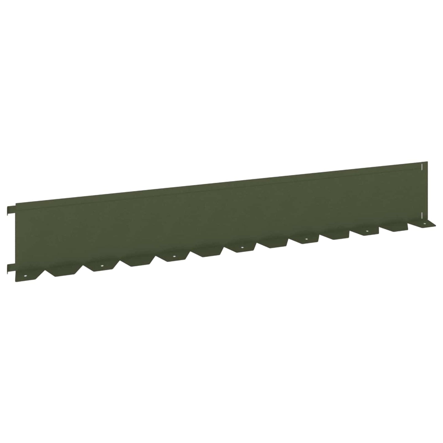 Gjerdekant 20 pcs 102 x 15 x 4 cm Stål Olivengrønn
