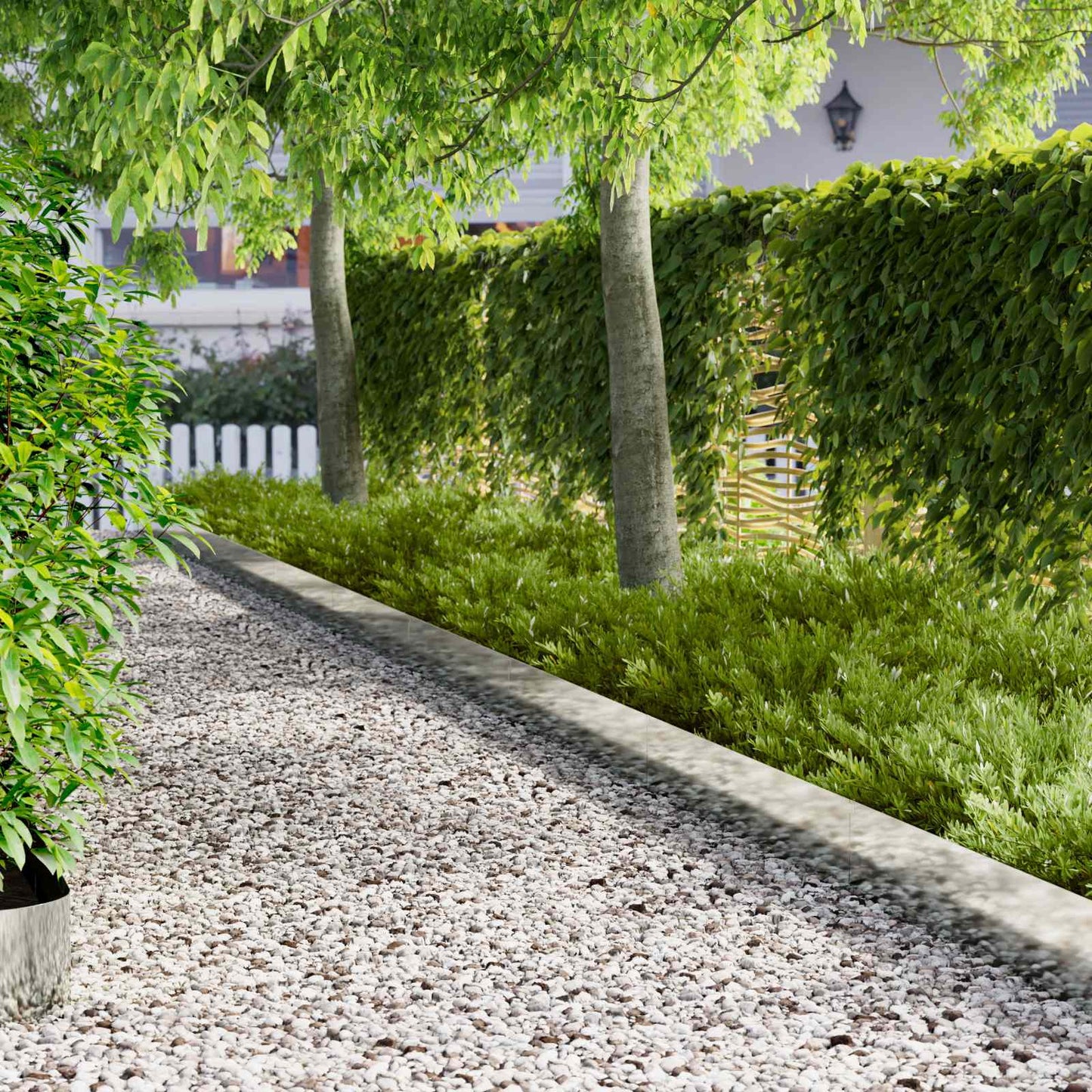 Gjerdekant 20 pcs 102 x 15 x 4 cm Stål Sølv
