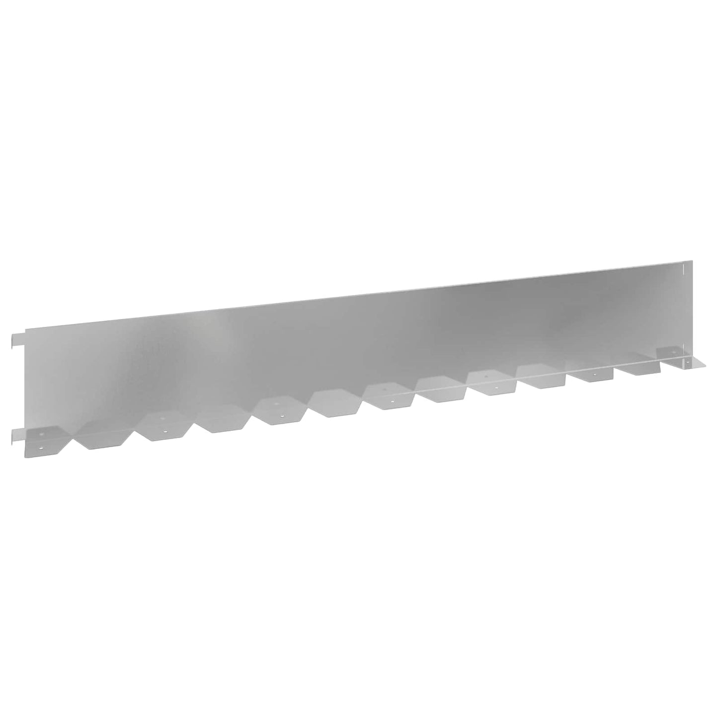 Gjerdekant 20 pcs 102 x 15 x 4 cm Stål Sølv