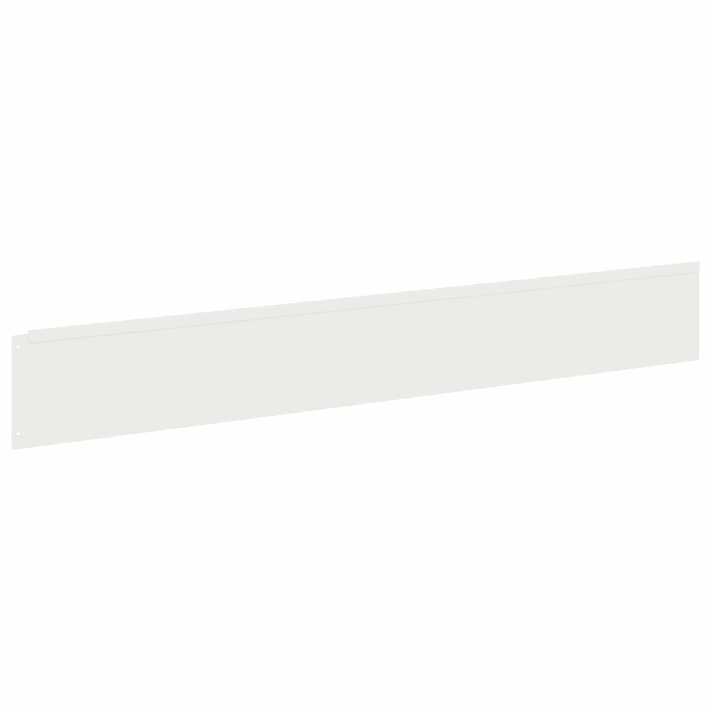 Gjerdekant 20 pcs 100 x 15 cm Stål Hvit